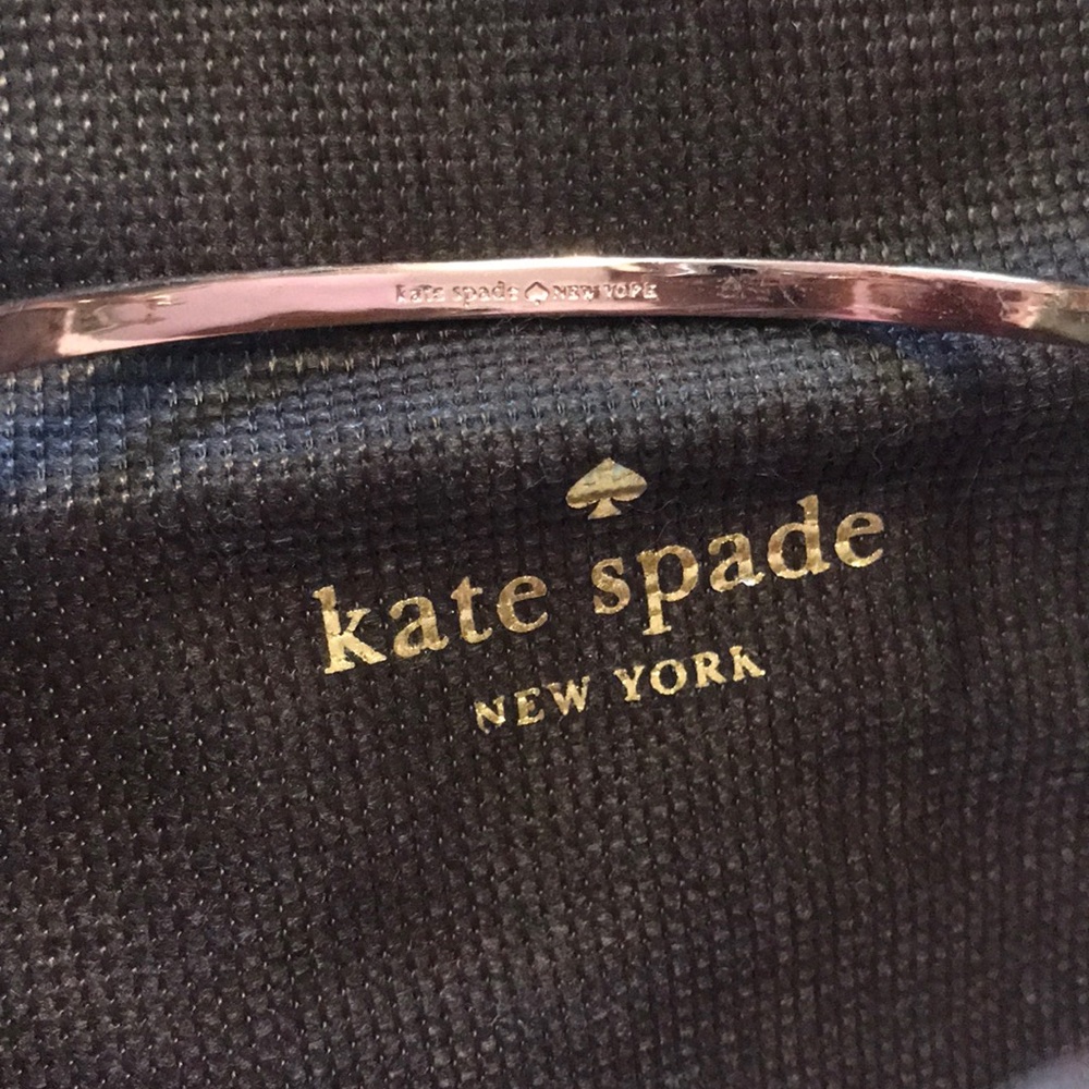 Kate Spade Rose Gold Ribbon Bangle - Picture 3 of 3